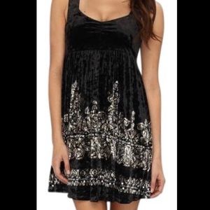 Free People Crushes Velvet Sleeveless Dress SZ S